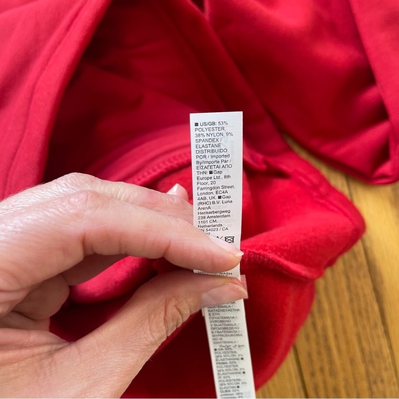 Athleta Altitude Polartec Sweatshirt Merry Red 4279878 Size Small - Picture 5 of 8